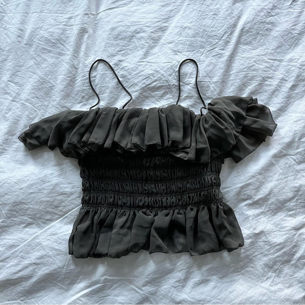 NWT Ronny Kobo Alexi Top in Pebble in Size‎ S - Picture 7 of 8